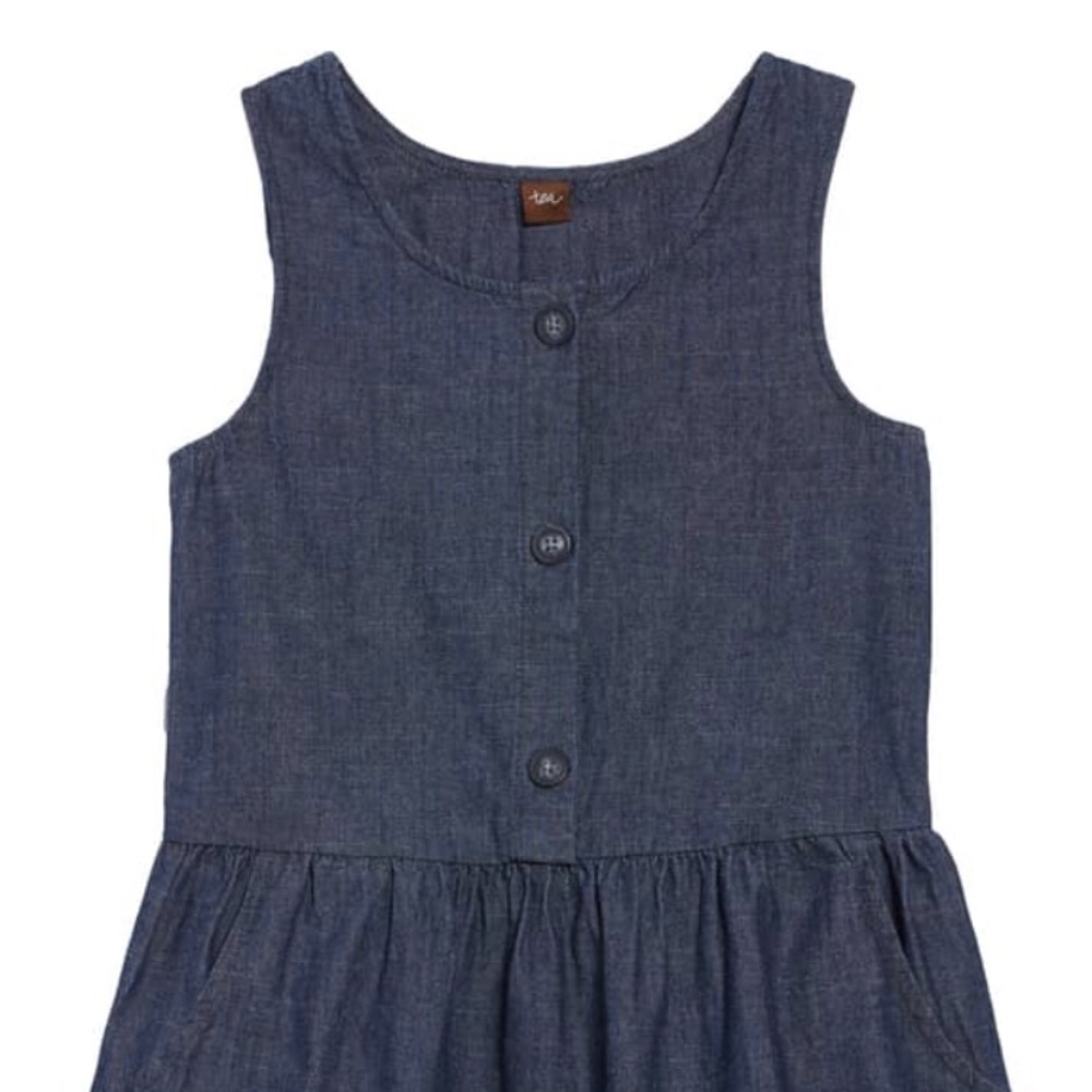 Chambray Sleeveless Dress
